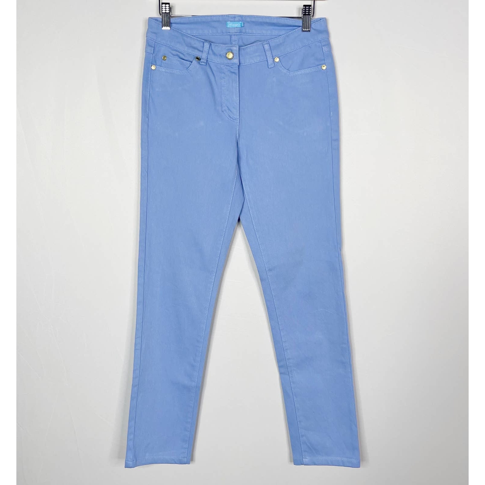 J Mclaughlin Size 2 Blue Cotton Stretch High Waist Skinny Jeans Jaycie Womens